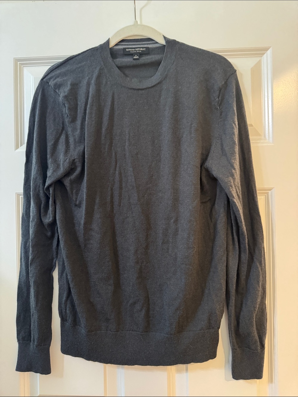 Banana Republic Men’s Charcoal Crewneck Sweater